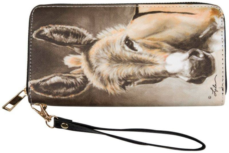 AWST Int'l "Lila" Donkey Head Wallet with Wristlet