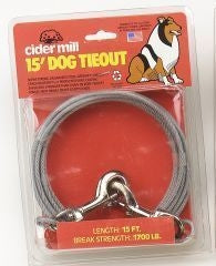 Vinyl Tieout Clear Break Strength 1700lb 15Ft Stee