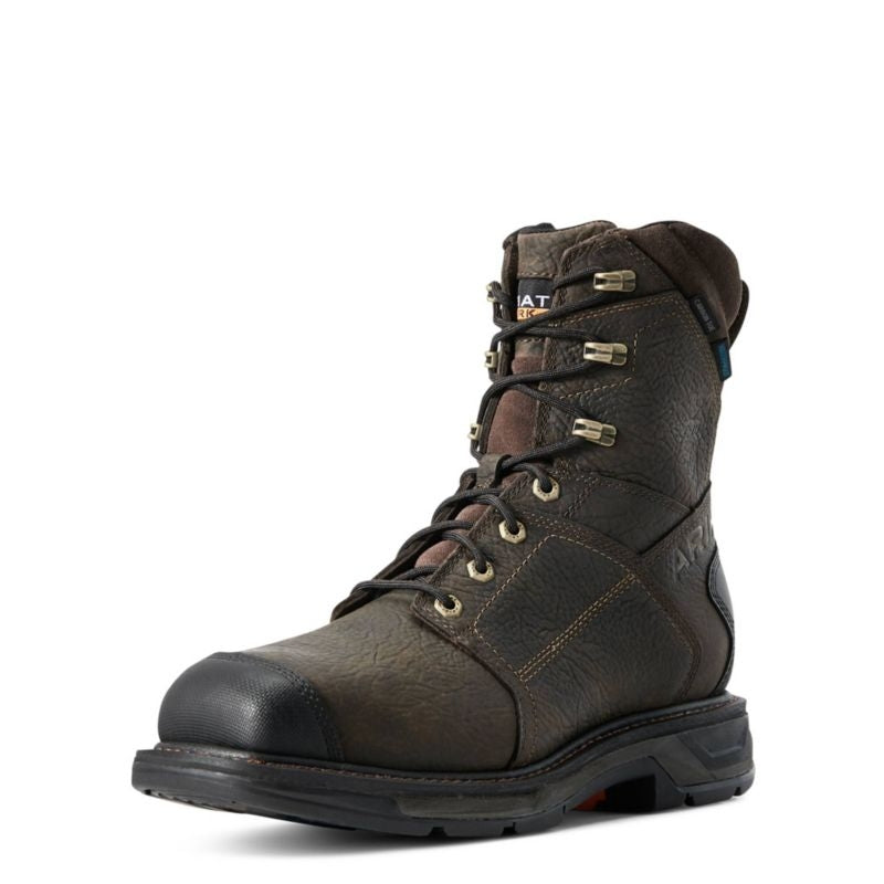 Ariat Mens WorkHog XT 8" Side Zip Waterproof Carbo