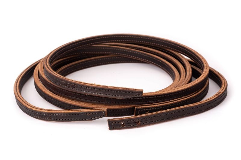 Perri's Slot End Double Stitched Western Reins
