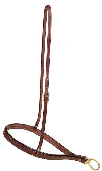 Tory English Bridle Leather Roper Noseband Blk