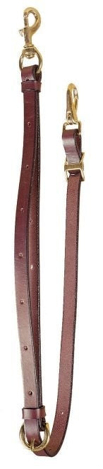 Tory English Bridle Leather Tie Down 3/4in Blk