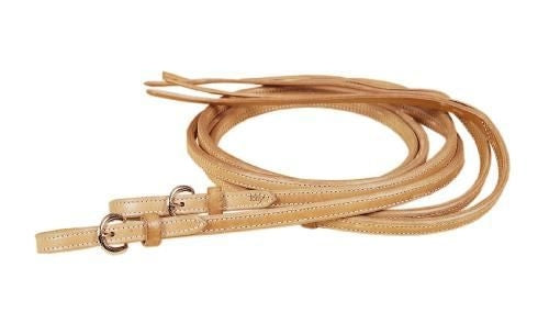 Tory Full Double And Stitched Reins 5/8x7 Bk/Gry