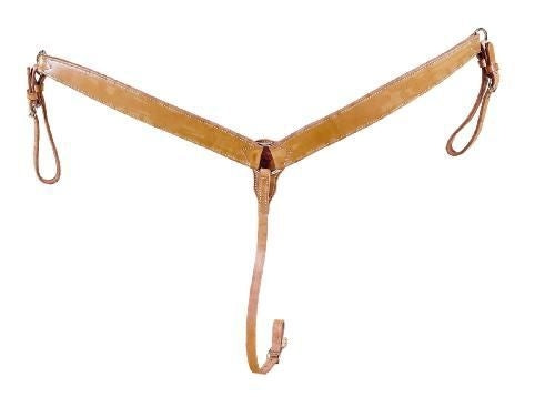 Taper Roper Style Breast Strap And Tie Down Bk/Gry