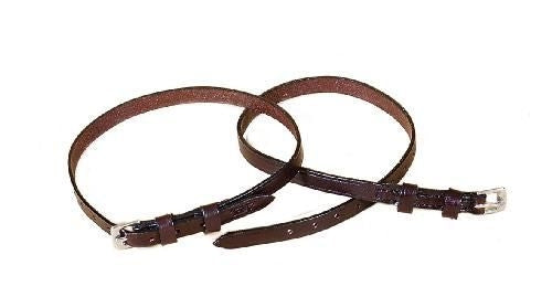 Tory Leather Spur Strap With Double Keepers Adult Blk
