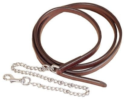 Full Double-Stitched Lead/Nickel Chain Brn