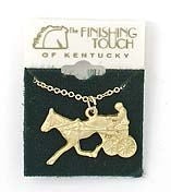 Finish Touch Harness Race Fashion Necklace 1 1/4in