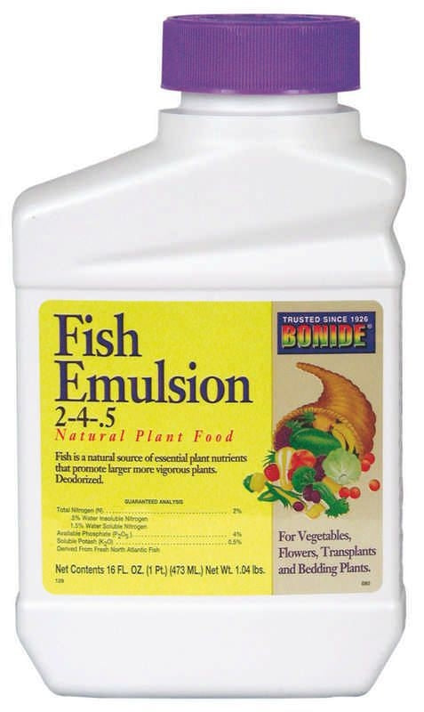 Bonide Fish Emulsion Plant Food Supplement 1 Pint