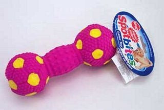 Fiber Latex Dumbell Small pink