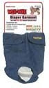 Diaper Garment .75 x 7 x 12 Blue