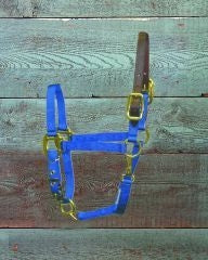 Adjustable Halter/Latigo Overlay/Snap Pony Blk