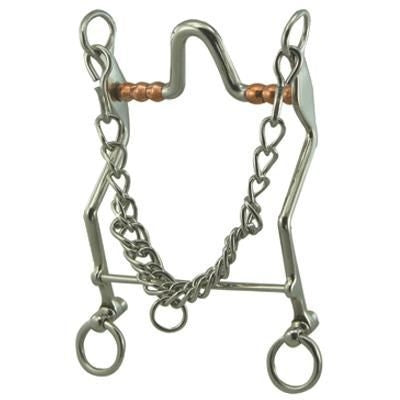 High Port Paso Fino Bit with Copper Rollers 4.75