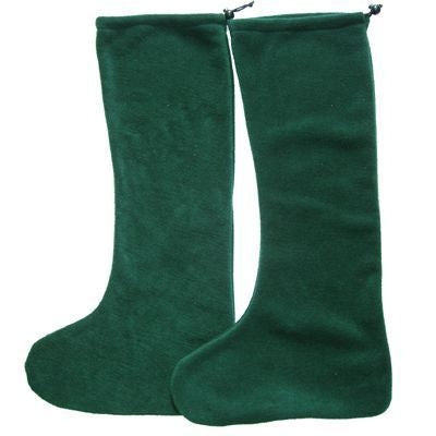 Polar Fleece Tall Boot Covers Green