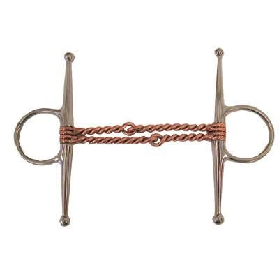 Copper Mouth Double Twisted Wire Full Cheek Bit 5