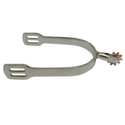 Coronet Rounded Side Spurs with Rowl 13/8