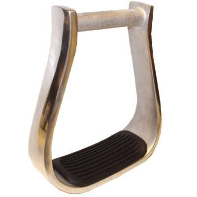 Coronet Aluminum Western Stirrups with Pad