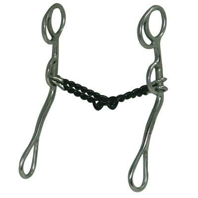 Double Twist Straight Wire Sweet Iron Curb Bit 5