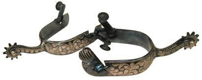 Coronet Engraved Show Spur with Rowl