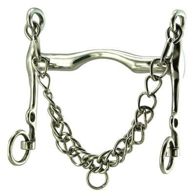 Coronet Medium Weight Wide Port Weymouth Bit