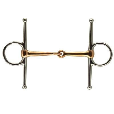Coronet Copper Mouth Full Cheek Snaffle Bit