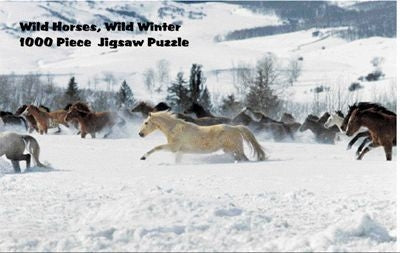 Puzzle - Wild HorsesWild Winter 1000 Pc