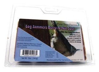 Log Jammer Log Bird Food 0.75 x 0.25 x 0.5