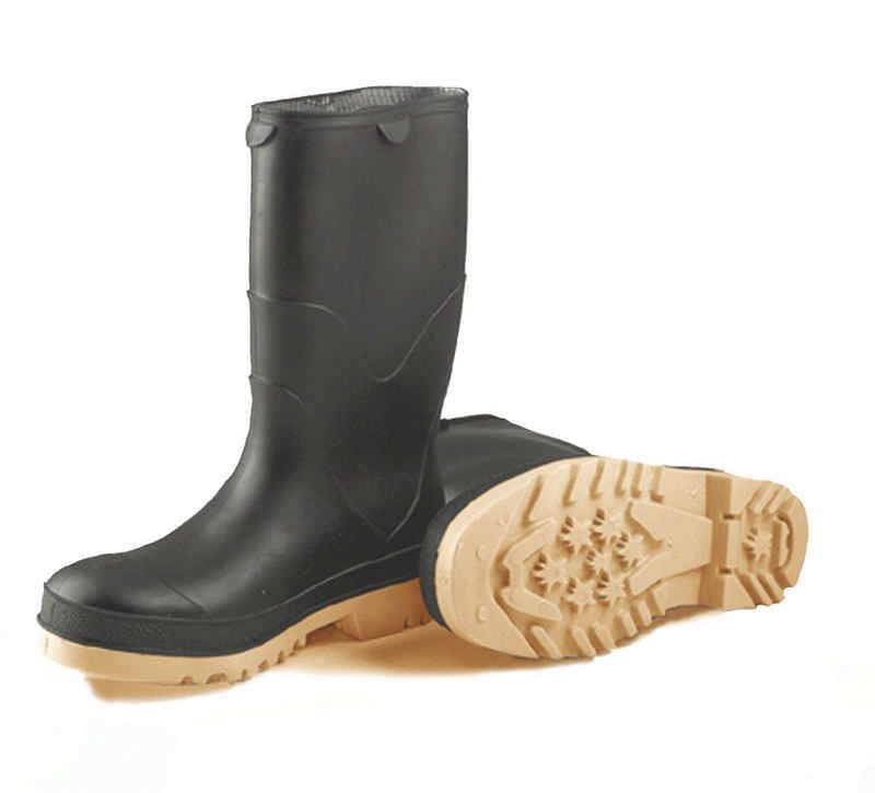 Kids Tingley StormTracks PVC Boots 4 Black Tan