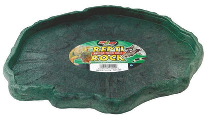 Repti Food Dish For Reptiles 5x5.5x3/4 Natural