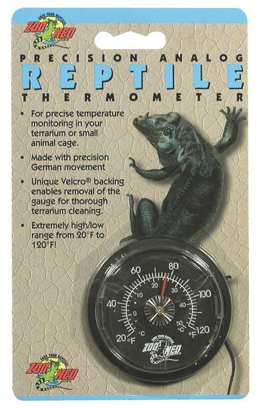 Reptile Thermometer 0.25 x 0.25 x 0.75 Bk