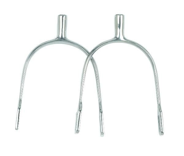 Tom Thumb Spurs 1/4 Bk/Wh