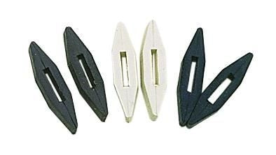Perris Rubber Rein Stops Black