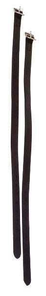 Perris Adult Deluxe Spur Straps Adult Bk/Wh