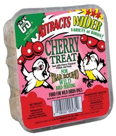 Cherry Treat Suet Cake For Wildbirds 11.75oz