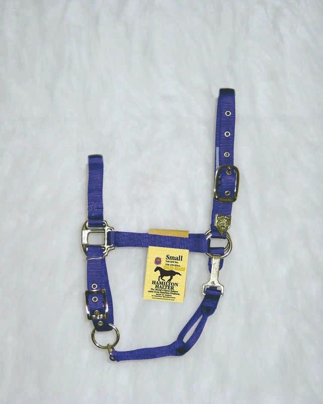 Nylon Chin Halter For Horses Small Brn