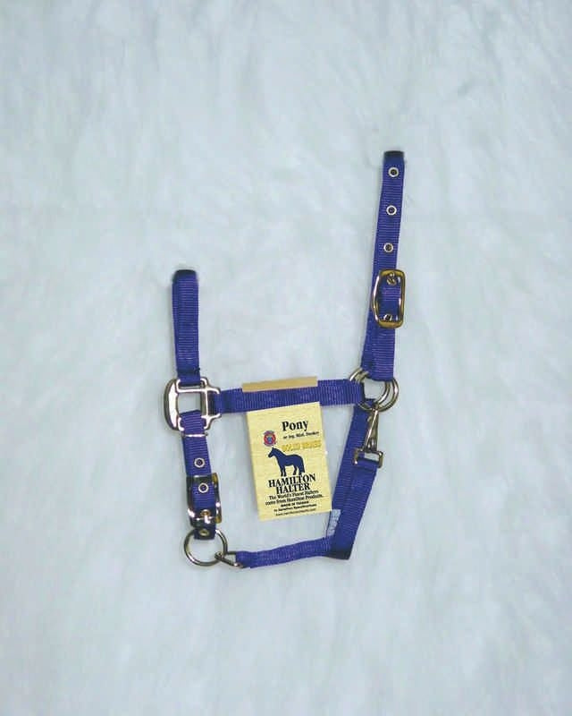 Nylon Chin Halter For Ponies Pony Brn