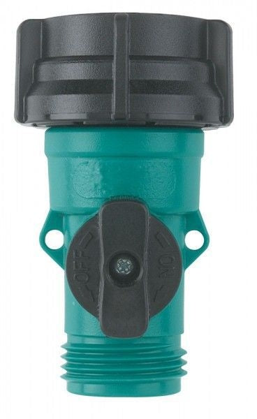 Water Shut-Off Valve For Garden Hoses Green