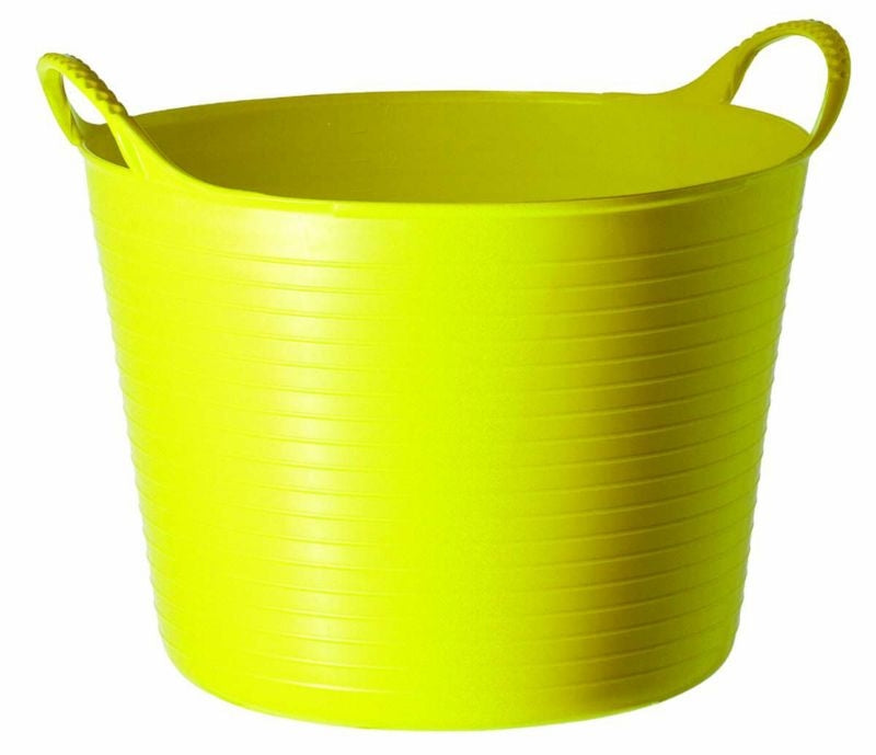 Flexible Medium 2-Handled Tub 6.9 Gallon Yellow