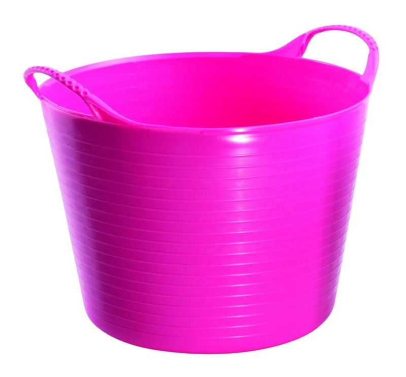 Tubtrugs Flexible Small 2-Handled Tub 3.7gal Pink