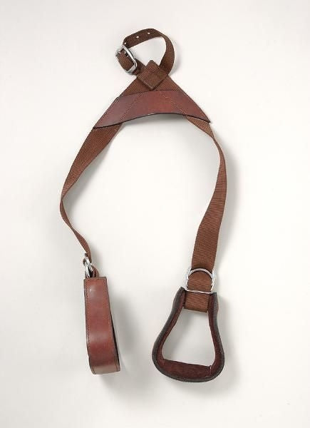 Kid Nylon Slip-On Stirrup Set Leather Stirrup Brn