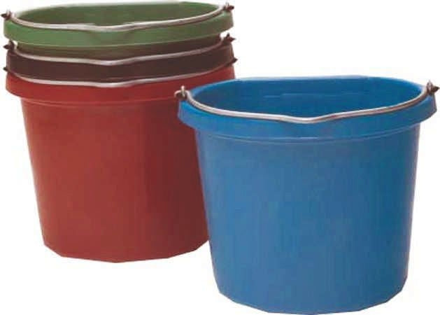 Flat Back Bucket Fb-120 20qt Blue
