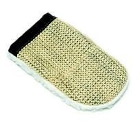 Sisal And Fleece Grooming Mitt