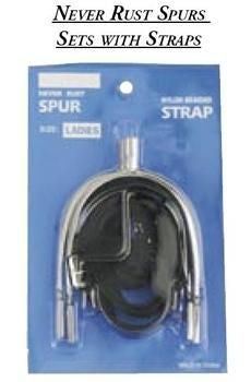 Centaur Economy Mens Pow Spur With StrapBk/Wh