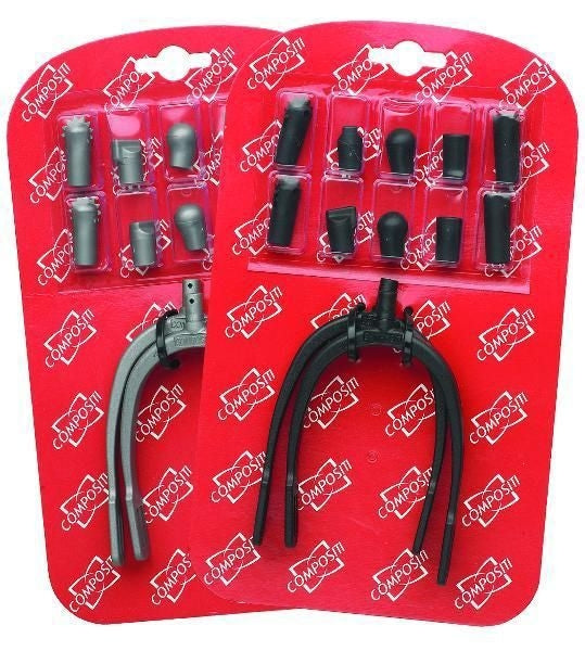 Hot Spurs W5 Pr Interchangeable Heads LC Bk/Wh