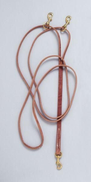 Royal King Leather Draw Reins Brn