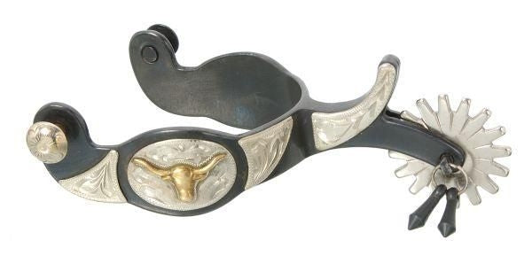 Kelly Silver Star Steerhead Jingle Bob Spurs Brn