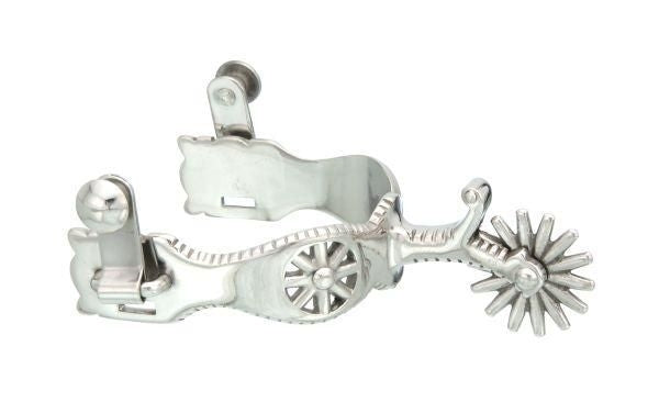 Kelly Silver Star Rowel Show Spurs Brn