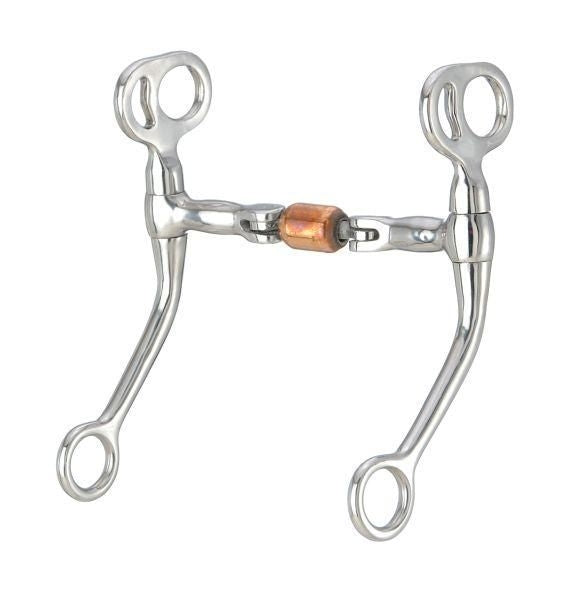 Western SS Copper Ring Dogbone Tom Thumb Bit