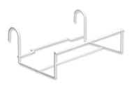 Flower Box Holder Railing White