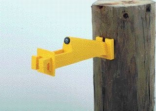 Extend Electric Fence Wood Post Insulator 10 Pack