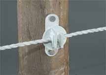 Wood Or Vinyl Insulator 25 Pack White